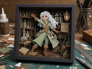 Layered Alchemist Shadow Box