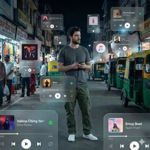 Cinematic AR Visualization in Indian Street Market