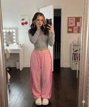 Y2K Aesthetic Mirror Selfie Prompt