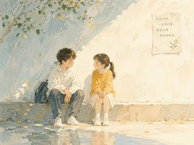 Soft poetic children's book illustration with watercolor and gouache