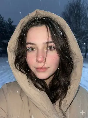 Moody Winter Close-Up Portrait Prompt