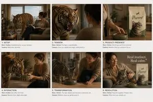 Commercial Ad Storyboard Layout