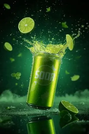 Ultra-Cinematic Beverage Advertising Shot