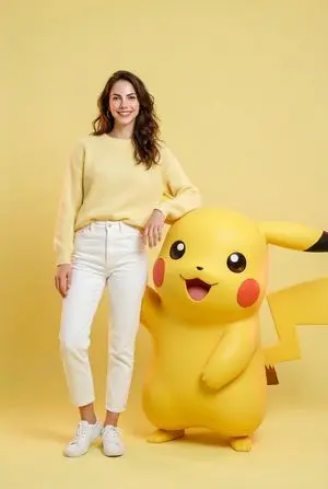 Playful Fashion Shoot with Giant Bugs Bunny