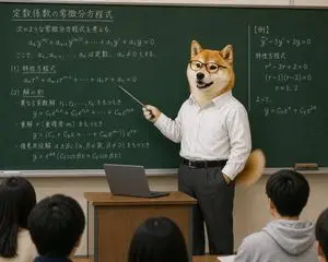Censored Shiba Inu Math Teacher