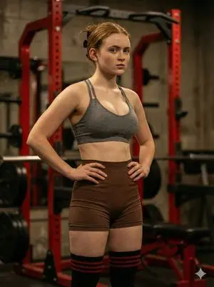 Hyper-realistic Cinematic Fitness Model Portrait