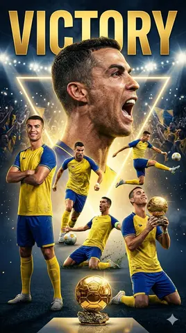Cristiano Ronaldo Victory Poster
