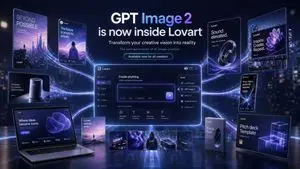 Futuristic GPT Image 2 Launch Banner