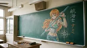 Nano Banana Pro Chalk Art Generation