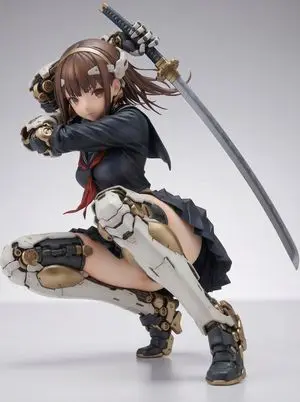 Samurai Mecha Girl Figure