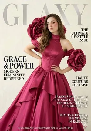 High-End Haute Couture Magazine Cover