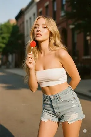 Sydney Sweeney Vintage Film Portrait Prompt