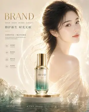 High-End Skincare Commercial Photography
