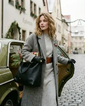 Nostalgic Winter Street Fashion Editorial Prompt