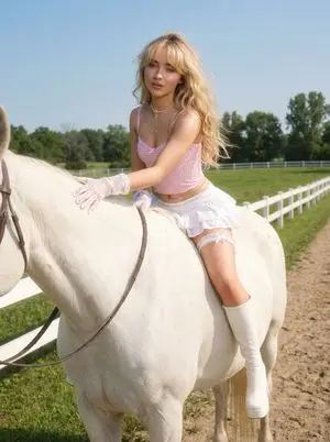 Coquette Equestrian Fashion Editorial Prompt (Sabrina Carpenter Style)