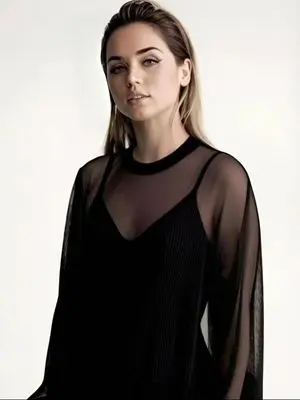 High-Fashion Editorial Portrait of Ana de Armas
