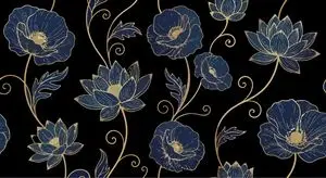 Elegant Luxurious Floral Vector Pattern Prompts (2 variations)