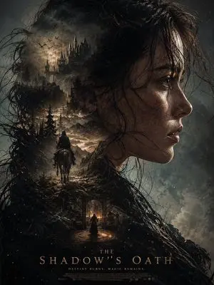 Dark Fantasy Double Exposure Poster