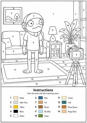 Printable Paint by Numbers Generator