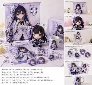Realistic VTuber Merchandise Mockup