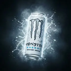 Hyper-Realistic Monster Energy Product Ad