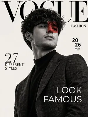 Luxury Fashion Magazine Cover Prompt