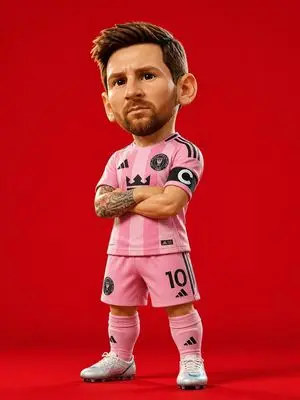 Cristiano Ronaldo 3D Toy Caricature