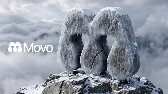 A hyper-realistic 3D render of a flat logo sculpted