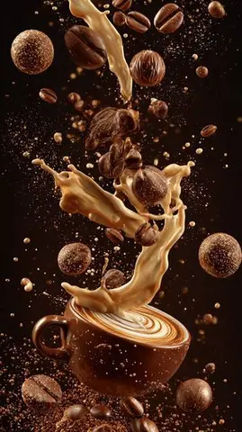 Ultra-Cinematic Coffee Splash Photography
