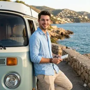 Coastal Travel Lifestyle Portrait