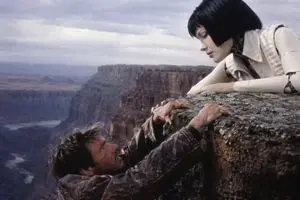 90s Sci-Fi Cliffhanger Movie Still