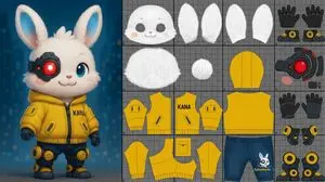 Prompt for UV Unwrapping a 3D Model