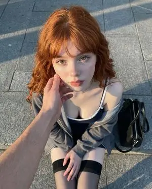 Top-Down Outdoor Portrait at Golden Hour
