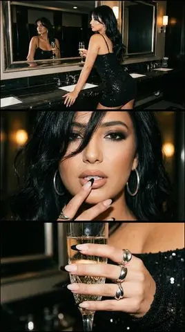 Luxury Beauty Nightlife Triptych with Identity Lock
