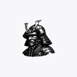Censored Samurai Engraving