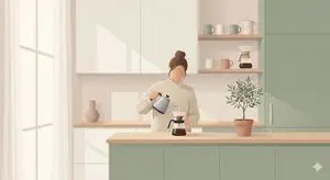 Scandinavian Minimalist Illustration Template
