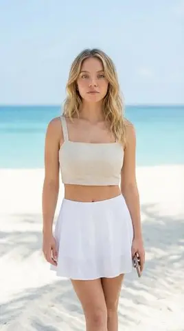 High-End Beach Lifestyle Photo with Identity Lock