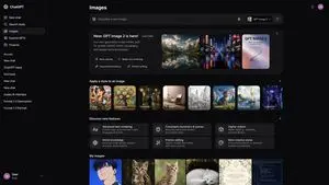 AI Image Generator UI Mockup