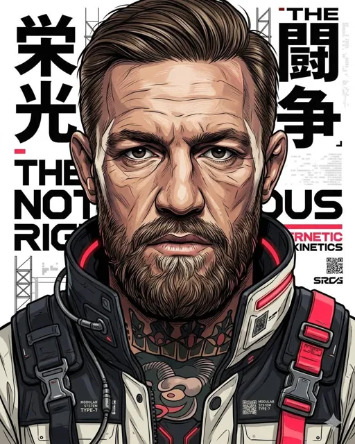 Futuristic Neo-Illustration Poster