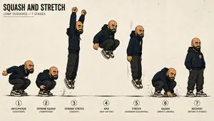 Squash and Stretch Jump Sheet