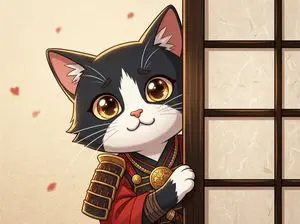 Cat Peeking Image Prompt