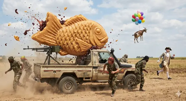 Technical Vehicle with Machine Gun