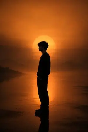 Minimalist Silhouette Portrait