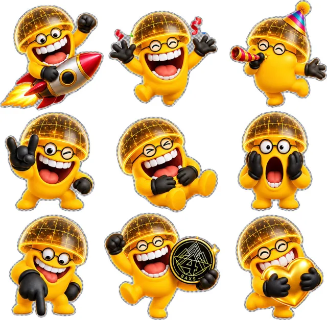 Game Asset - 3D Emoji Sticker Sheet