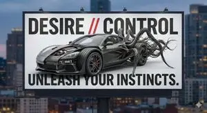 Advertising Visual Prompt: Sports Car Model Exploration