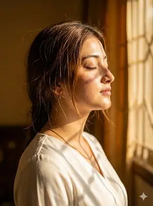 Golden Sunlight Cinematic Portrait