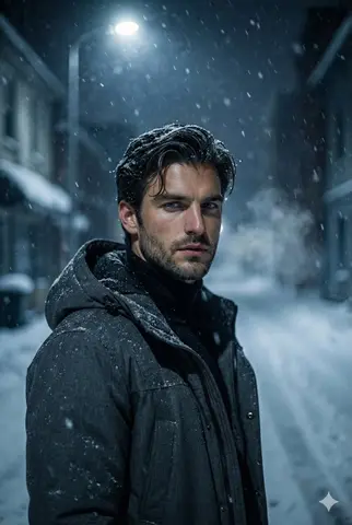 Ultra realistic cinematic portrait of a young man with
