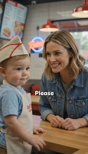 Social Media Post - Toddler Fast Food Comedy Still