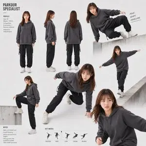 Parkour Specialist Montage Sheet