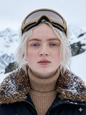 Cinematic Close-up Portrait in Alpine Environment